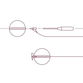 Стопер за стръв Delphin Q-STOP / жълто + розово