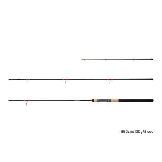 Въдица Delphin LEEDER Feeder + 2 върха 360cm / 100g / 3 части