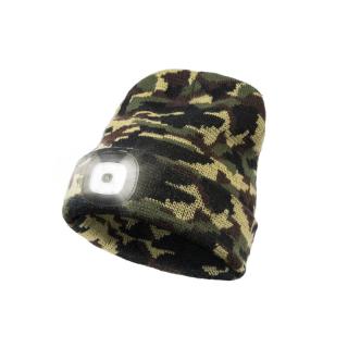 Зимна шапка с лампа Delphin CamouLED