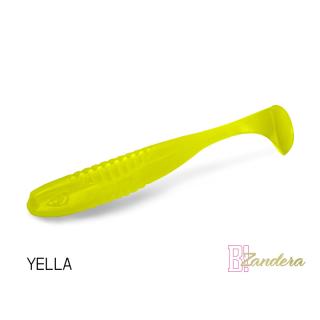 Силиконова примамка Delphin ZANDERA UVs 10cm YELLA