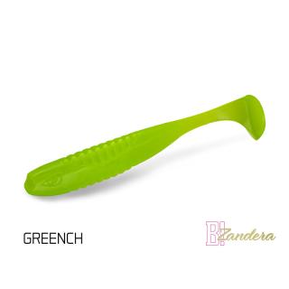Силиконова примамка Delphin ZANDERA UVs 10cm GREENCH