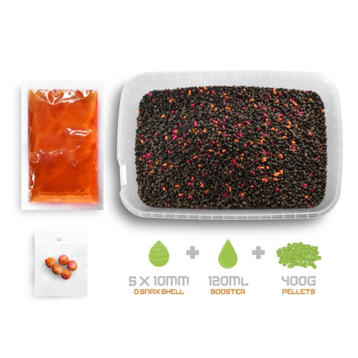 Пелети кутия Delphin Reaxe READY&GO / Манго-Праскова Пелети кутия Delphin Reaxe READY&GO / Манго-Праскова