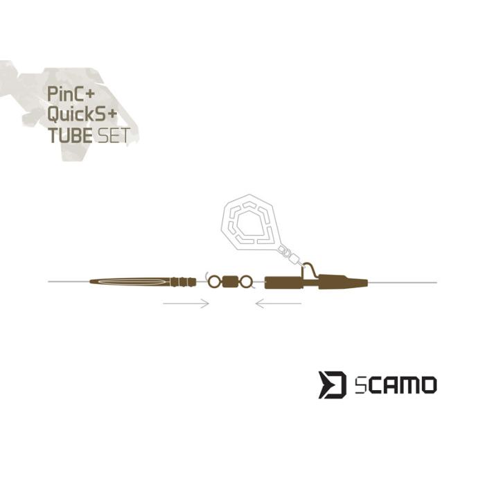 Комплект Delphin sCAMO PinC + QuickS + Tube 5 бр Комплект Delphin sCAMO PinC + QuickS + Tube 5 бр