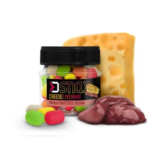 MIX D SNAX WAFT стръв 10x7мм / 20г КАШКАВАЛ – ЧЕРЕН ДРОБ