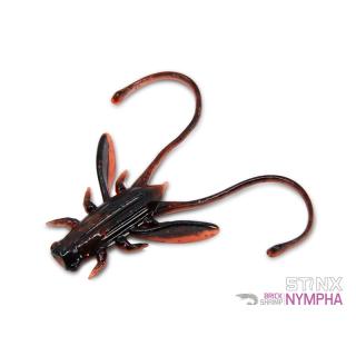 Изкуствена примамка Delphin B! Stinx NYMPHA / 20бр 2.5cm / BRICK