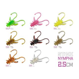 Изкуствена примамка Delphin B! Stinx NYMPHA / 20бр 2.5cm / REACTOR