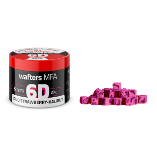 6D WAFTERS MFA ДУО ЯГОДА-ХАЛИБУТ 6x6mm 20g MatchPro
