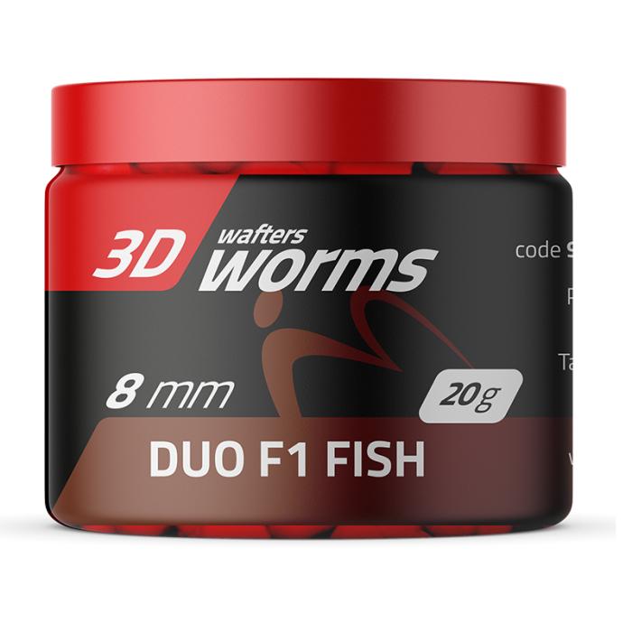TOP WORMS WAFTERS 3D ДУО F1 FISH 8mm 20g MatchPro