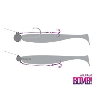 Монтаж с волфрам повод BOMB!  / 3бр