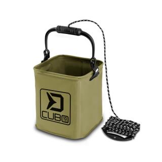 Сгъваема кофа с въже Delphin CUBO 10л