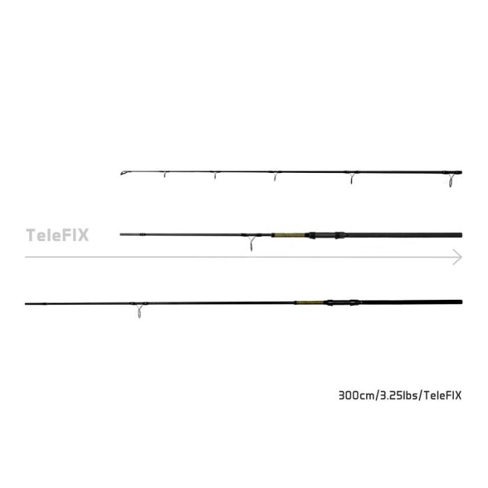 Въдица Delphin STALX 300cm/3.25lbs/TeleFIX