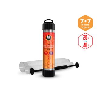 Delphin PVA еластична мрежа на туба SET 2 в 1 / 7+7 м – 25мм + 35мм 25мм + 35мм / бавноразтворима