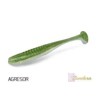 Силиконова примамка Delphin ZANDERA UVs 12cm AGRESOR