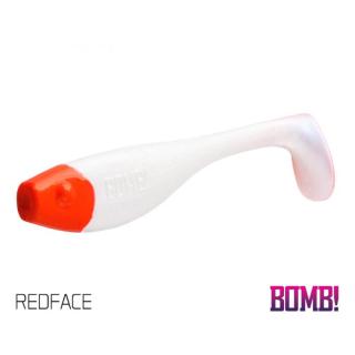 Силиконова примамка BOMB! Fatty 5 бр - 10cm/REDFACE