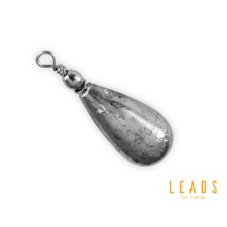 Оловна тежест с вирбел Delphin LEADS 5 бр