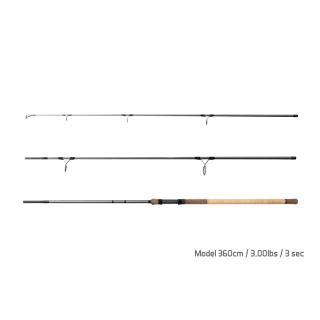Въдица Delphin TORKS CORK / 2 части 360cm/3,00lbs
