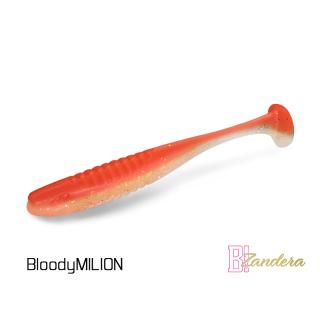 Силиконова примамка Delphin ZANDERA UVs 10cm BloodyMILION