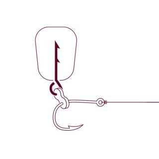 Игла за стръв със силиконов държач Delphin STINGER+ 12бр