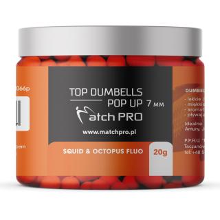 TOP DUMBELLS POP UP КАЛМАР И ОКТОПОД FLUO 7mm / 20g MatchPro