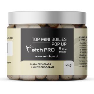 TOP BOILIES POP UP БЯЛ ШОКОЛАД 8mm/20g MatchPro
