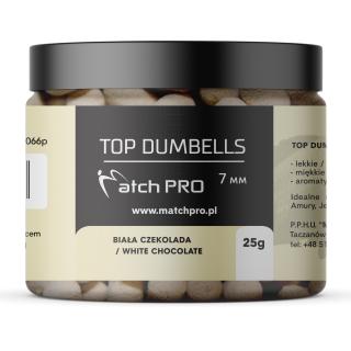 TOP DUMBELLS БЯЛ ШОКОЛАД 7mm / 25g MatchPro