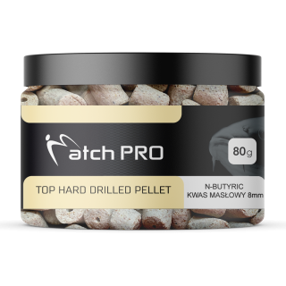 TOP HARD N-BUTYRIC ACID DRILLED Pellet 8mm/80g MatchPro