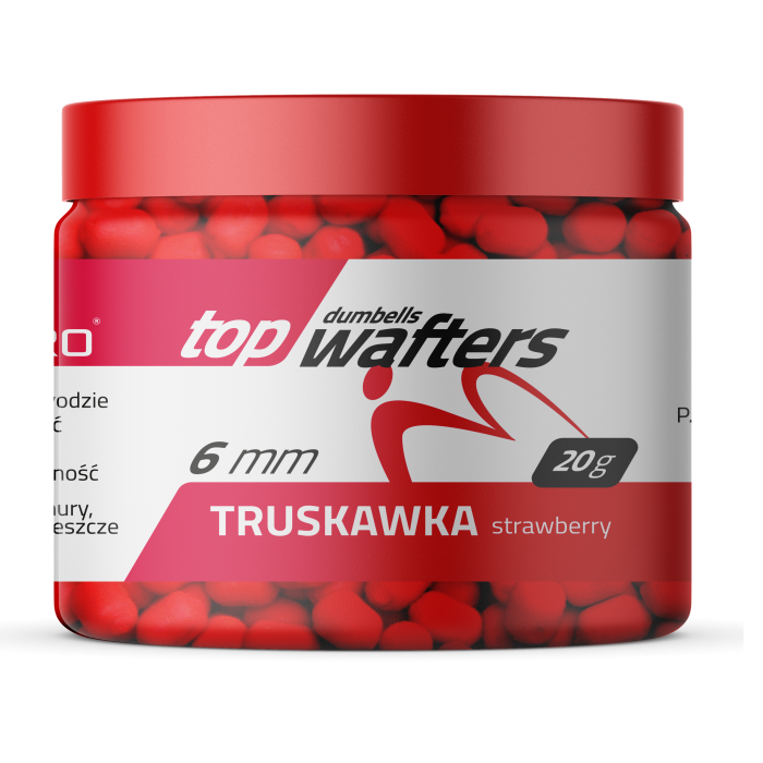 TOP DUMBELLS WAFTERS STRAWBERRY 6x8mm 20g MatchPro
